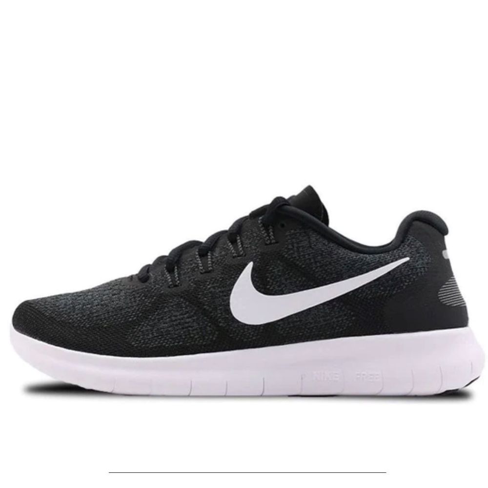 Nike Free RN Running Shoe black/gray Size 7 NEW